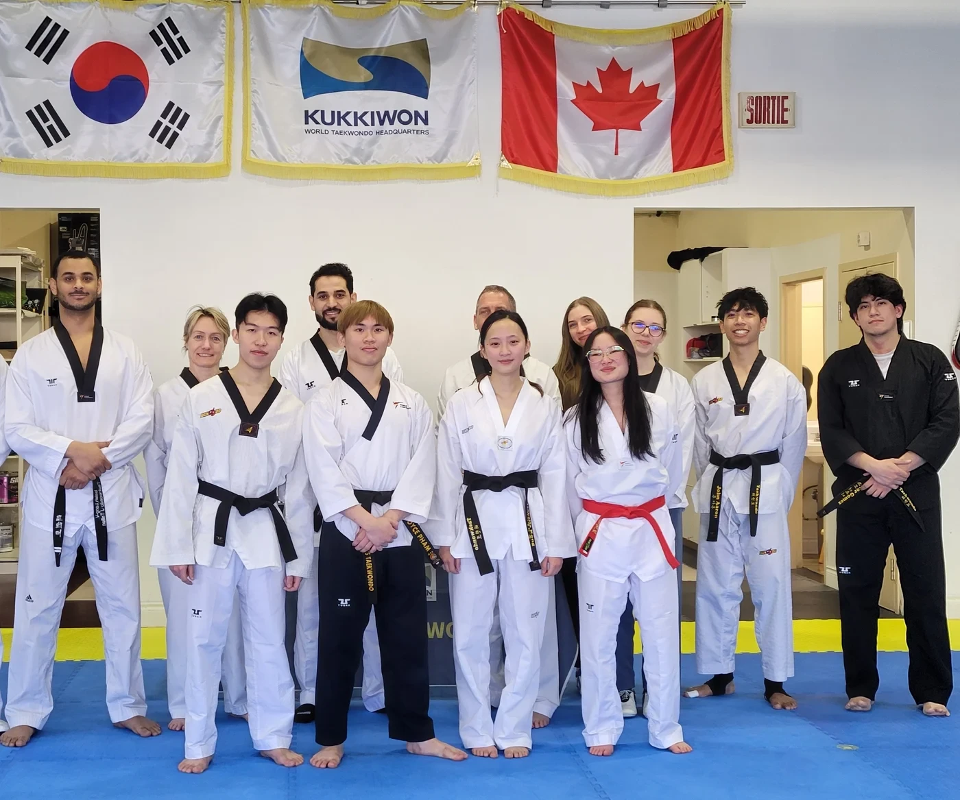 Adult martial arts training